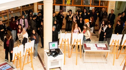 SÜ GSF Grafik Bölümü Öğrencilerinden Filistin Temalı Poster Sergisi